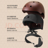 京东京造 儿童头盔护具套装 轮滑溜冰滑板平衡车自行车护具7件套 咖啡色 实拍图