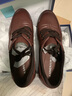 康奈男休闲皮鞋商务休闲鞋圆头舒适牛皮软底皮鞋爸爸鞋 18205074 红棕色 40 实拍图