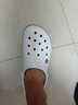 卡骆驰（crocs）洞洞鞋男鞋女鞋 25夏季新款贝雅拖鞋轻便透气情侣鞋沙滩鞋凉鞋 贝雅卡骆班-白色/热推款 41 -42 /M8W10/260mm 实拍图