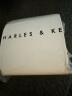CHARLES&KEITH拼接菱格链条单肩斜挎小方包包女包生日礼物CK2-80701360 Black黑色 S 晒单实拍图