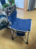 比尔傲威钓鱼椅折叠椅子美术生写生椅露营沙滩椅火车板凳便携马扎小凳子 【豪华升级款】超大号（树叶蓝） 实拍图