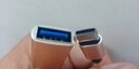 GAGZ OTG数据线Type-C转USB转接头USB-C转换器通用华为Mate30小米10安卓手机 Typec转USB转接线【金色约15cm】 2条装 实拍图