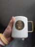 格沵（germ）陶瓷咖啡杯迪士尼联名大容量茶杯男女潮流杯子早餐牛奶水杯马克杯 白色400ML 实拍图