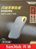 闪迪（SanDisk）4TB Nvme移动固态硬盘（PSSD）E61松柏青SSD 读速1050MB/s 手机直连笔记本外接硬盘 实拍图