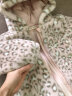 戴维贝拉（DAVE＆BELLA）冬季装女童加绒加厚保暖外套 宝宝夹棉豹纹外衣 粉色豹纹 90cm（3Y(建议身高85-95cm）） 实拍图
