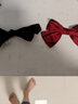 铂呐苓蝴蝶结发夹 发卡后脑勺头饰大号酒红公主百搭复古高级感顶夹气质 复古蝴蝶结发夹【红黑2个装】 实拍图