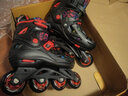 乐秀（ROADSHOW）轮滑鞋儿童溜冰鞋女童男童初学者可调滑轮鞋滑冰R906旱冰鞋直排轮 【锁轮款】绿色单鞋+礼包 L (36-39适合8岁+) 实拍图