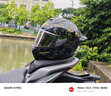 摩雷士（MOTORAX）R50S摩托车头盔全盔夏季男女大尾翼个性酷赛跑骑行机车四季通用 天才 2XL 实拍图