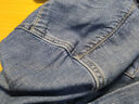 Levi's李维斯男士经典宽松蓝色牛仔衬衫时尚简约美式水洗情侣外套 中蓝色 XS 实拍图