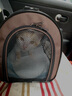 PETSFIT宠适猫包便携外出大容量猫咪背包透气宠物包斜挎包狗出行包可折叠 咖啡 S【10斤内40*25*30cm】 实拍图