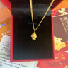 仙缘 黄金蛇吊坠女蛇项链十二生肖999金蛇本命年礼物男足金女士金饰品 金蛇吊坠 约1g 送证书 实拍图
