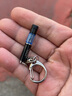 快美特日本快美特除静电释放器冬天静电棒秋冬季车门静电消除器车载人体 除静电钥匙扣【蓝黑 NZ972C】一碰除静电 实拍图