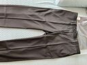 红豆西裤男【免烫垂顺抗皱】商务黑色西装裤职业休闲裤子男西服裤子 黑色【春秋款 随心裁 裤线定型】 36 实拍图