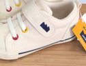 月星童鞋 日本制进口儿童帆布鞋 四季款手工制女宝宝学步鞋男童机能鞋 白色 22 (内长14cm适合脚长13.5cm) 实拍图