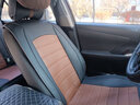 梦选（MENGXUAN）汽车座套坐垫四季通用座椅套全包围座垫通风透气冬季全皮耐磨车垫 【黑咖色-标准版】四季通用 五座车全套【千款车型可以选择】 实拍图