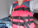安丹迪（Adandyish）带安全扣红色成人救生衣 带救生口哨 反光片 户外抗洪抢险防洪 实拍图