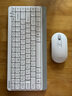 双飞燕（A4TECH）飞时代FG1120 86键无线键盘鼠标套装超薄轻音迷你小巧键盘便携办公笔记本电脑外接用 象牙白色 实拍图