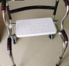 益森（ZEAZEN）医用拐杖助行器 残疾人老人助行器四脚助步器辅助行走器康复助行器架防摔可折叠(洗澡板+轮子) 实拍图