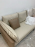 林氏家居小户型沙发客厅简约现代奶油风科技布沙发意式布艺沙发BS103 拿铁棕|2.8米四人位|科技布款 实拍图