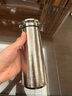 飞剑（feijian）纯钛保温杯男士泡茶水杯女士小巧户外便携钛杯办公高档礼品定制 炫目银（带滤网）280ml 实拍图