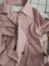 歌莉娅  精纺羊毛中长风衣  1B1L6L600 06R粉红 S 晒单实拍图