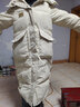 鸭鸭（YAYA）羽绒服女新款长款冬季加厚品牌时尚休闲宽松舒适百搭加厚外套KL 米色 S (155) 实拍图