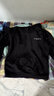 鲸规oversize连帽卫衣男春秋季美式复古重磅潮牌宽松中山卫衣大码外套 黑色 XL 120-140斤 实拍图