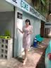 【头层牛皮】红蜻蜓凉鞋女夏季新款女鞋中年软底舒适坡跟防滑平底凉鞋女 WTK22097    米色 40 实拍图