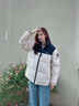 波司登（BOSIDENG）【反季】羽绒服杨紫同款男女情侣款短款运动立领新国标90绒外套 日出沙丘7A41 S 160/84A 实拍图