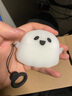 京苑 适用于AirPods Pro二代保护套airpods4苹果耳机套1/2/pro3代卡通蓝牙壳一二三代硅胶防摔保护壳 【夜光款 透白-幽灵】+指环扣 AirPods Pro 3保护套（2025新款 实拍图