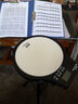 伊诺（ENO）哑鼓三合一静音鼓家用学校架子鼓训练打击板EDM40练习鼓 12英寸 哑鼓标配套装【白色】 实拍图