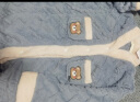 欧鹿汐月子服秋冬法兰绒加厚加绒保暖孕妇睡衣冬季双面珊瑚绒产后哺乳衣 AMXR-1135蓝色 XL码 (建议110-130斤) 实拍图