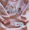 Classic Teddy精典泰迪童装儿童加绒卫衣男女童加厚保暖上衣百搭冬装 浅粉 130  实拍图