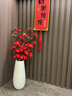 凉笙 仿真花梅花客厅腊梅套装假花家居摆件书房装饰盆栽花艺套装 5支玫红色梅花+淑女小号白色花瓶 实拍图