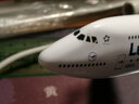 terebo18厘米波音B747 B787模型机飞机模型民航国航客机 白色底座 波音747-8德国汉莎航空 实拍图