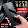 千绘壳荣耀x50手机壳高档翻盖式大视窗全包防摔男商务皮套华为高级感时尚简约新款保护套 【黑色】  +膜 荣耀 X50 实拍图