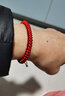 玖维娅手链男潮韩版霸气男女手链简约嘻哈冷淡风学生闺蜜手链情侣手饰品 JYSL047金刚结红绳手链 实拍图