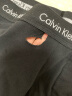 Calvin Klein CK 男士平角内裤套装 3条装 U2664G 送男友礼物 YKS字母黑灰 XL  晒单实拍图