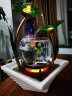 小池（XIAOCHI） 创意流水喷泉摆件办公室陶瓷桌面鱼缸家居客厅装饰水景开业礼品 214531+雾化器：长23宽23高35CM 实拍图