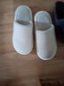 优调棉拖鞋男软底舒适居家抗菌保暖防滑静音大码地板拖鞋冬 米白40-41 实拍图