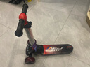 爱斯高（AXGLO）儿童滑板车防滑防侧翻3-6-12岁折叠转向 加宽闪光轮溜娃儿童车 红色升级版 （轮宽5cm） 实拍图