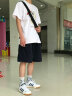 adidas ENTRAP休闲运动板鞋小白鞋少年感复古篮球鞋男子阿迪达斯 白/蓝绿 40.5(250mm) 实拍图