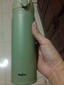 木吉乇（mojito）316L不锈钢保温保冷杯学生成人礼物便携直饮水杯500ml 绿色 实拍图