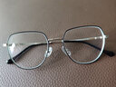 依视路（ESSILOR） 新款商务男镜架时尚镜框女配依视路镜片近视定制眼镜网上配镜 金属-全框-3216GD-浅金色 镜框+依视路膜岩高清1.60现片 实拍图