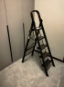 奥鹏梯子家用五步折叠梯加厚铝合金室内户外登高爬梯楼梯人字梯工程梯 晒单实拍图