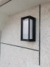 灯力 户外壁灯欧式室外防水LED过道楼梯灯现代北欧大门外墙庭院灯 A款暖光26cm（18WLED光源） 晒单实拍图