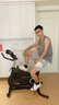 英尔健（yingerjian） 动感单车家用智能静音磁控单车室内有氧运动健身器材健身自行车 630系列 整车加粗 物理阻力 黑 实拍图