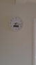 Timess 挂钟电波钟客厅万年历钟表简约日历温度时钟2024自动对时挂墙表 纯洁白35CM电波款 实拍图