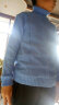 北极绒男童毛衣儿童冬季装加绒加厚高领针织2023秋冬毛线衣12岁中大童潮 蓝色（加绒） 160cm 晒单实拍图