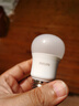 飞利浦（PHILIPS） led灯泡e27大小螺口圆形节能灯泡家用高亮白光黄光光源单灯照明 E27大螺口6.5W 日光色/白光6500K 实拍图
